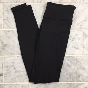 lulu lemon black wunder under leggings